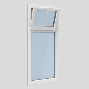 Vast met kiepbovenlicht