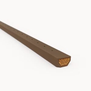 Afstandshouder warme rand PVC bruin