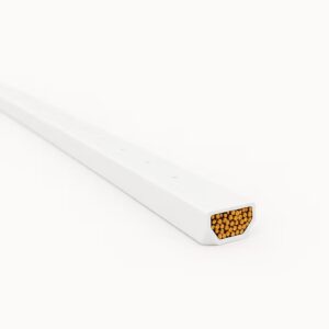 Afstandshouder warme rand PVC wit