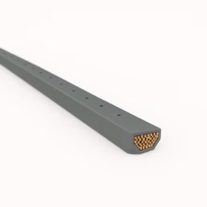 Afstandshouder warme rand PVC grijs (RAL 7040)